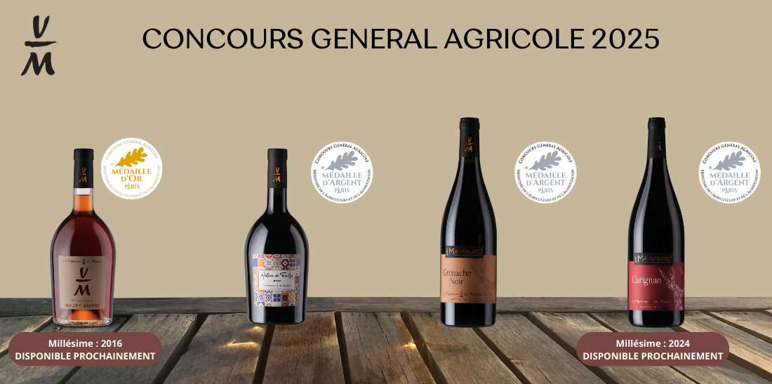 MEDAILLES AU CONCOURS GENERAL AGRICOLE DE PARIS 2025