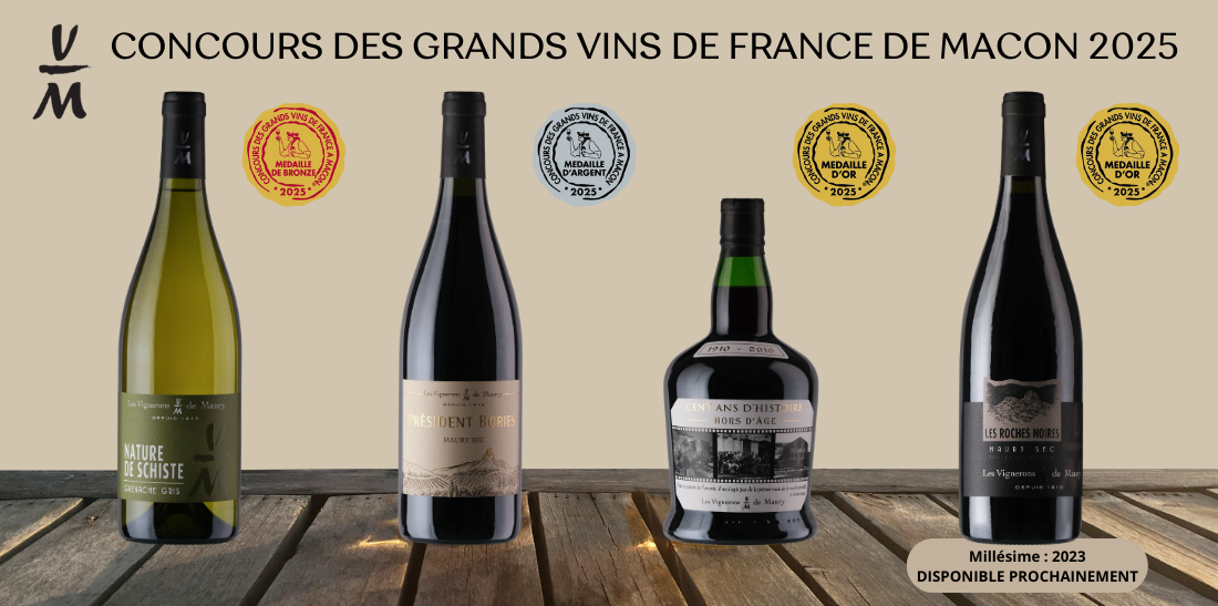 MEDAILLES AU CONCOURS DES GRANDS VINS DE FRANCE DE MACON 2025