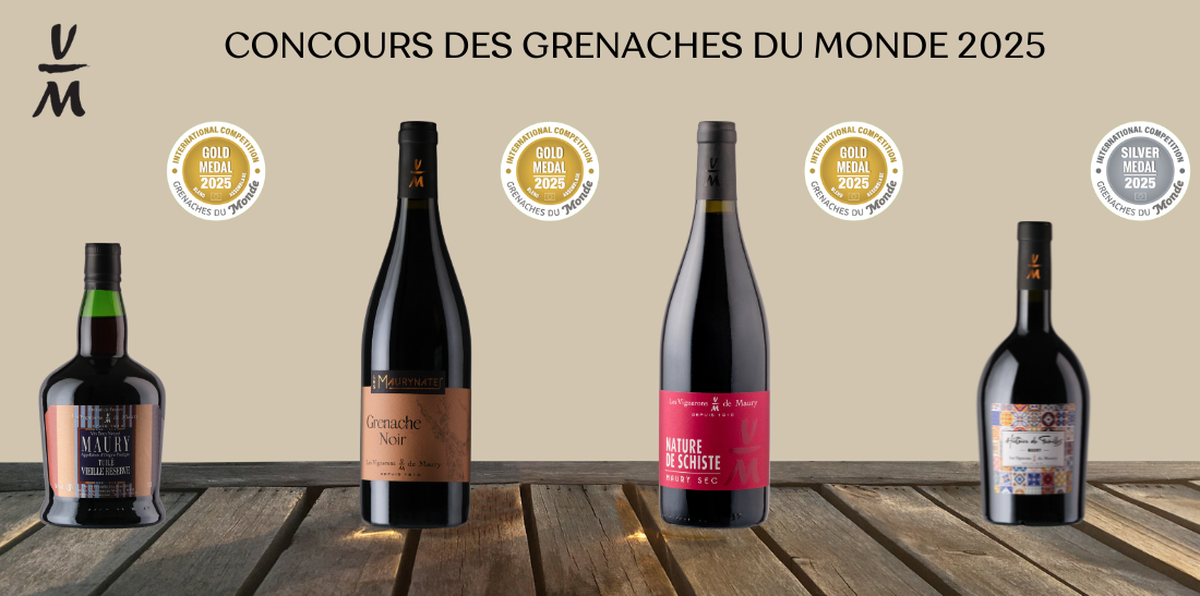 MEDAILLES AU CONCOURS DES GRENACHES DU MONDE 2025