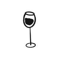 Des vins authentiques Illustration d'un verre de vin, symbole des vins authentiques des Vignerons de Maury