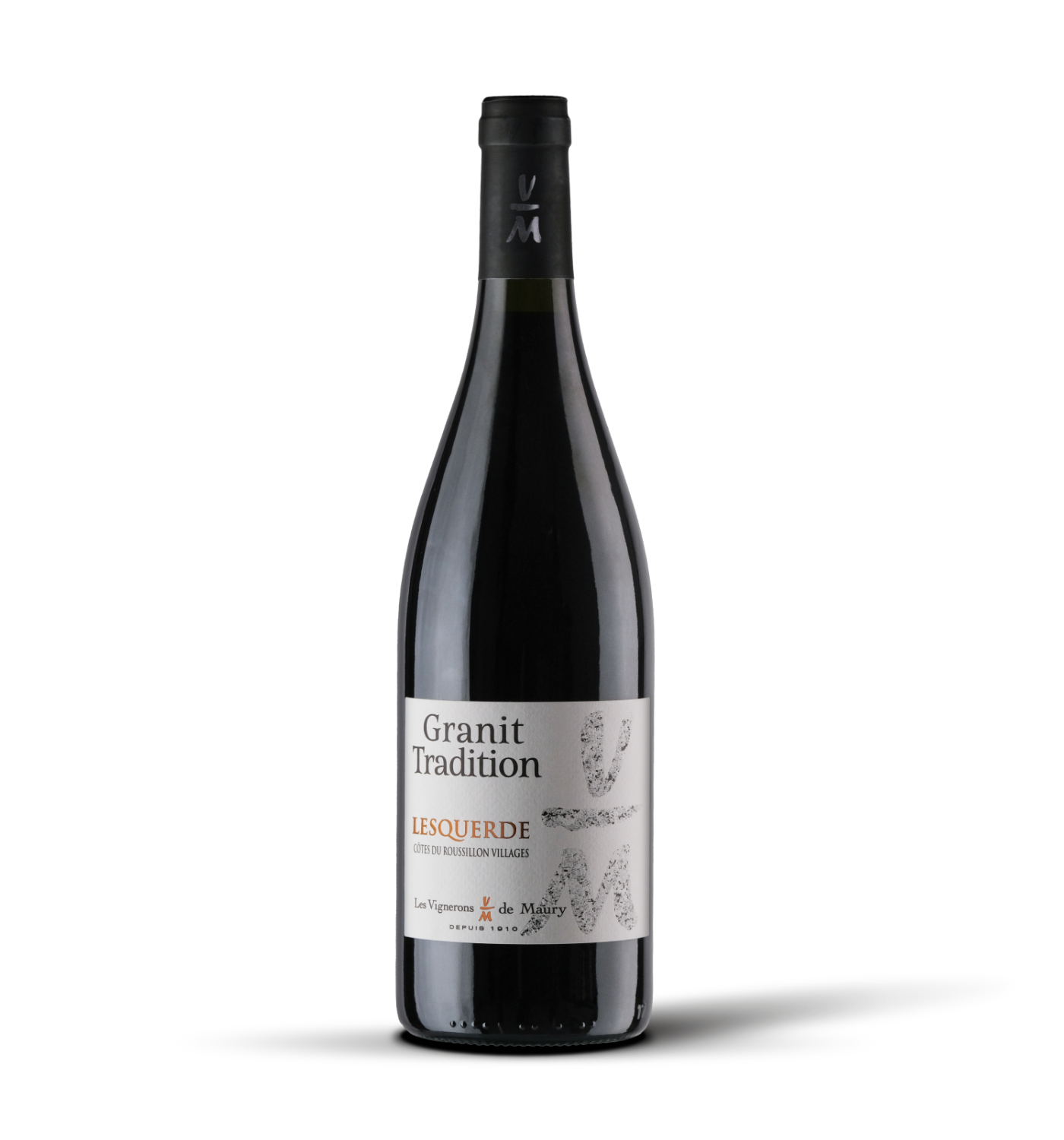 Bouteille Granit Tradition Lesquerde, AOP Côtes du Roussillon Villages, Les Vignerons de Maury