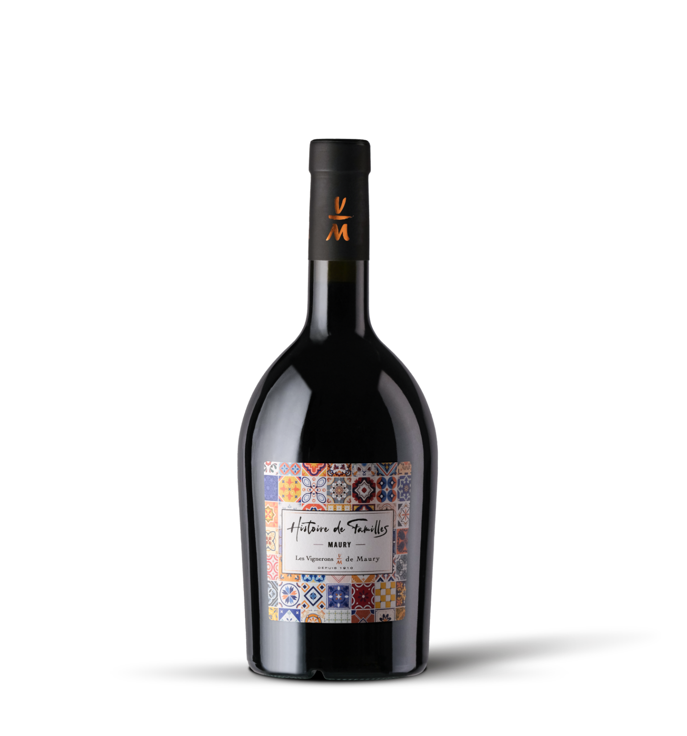 Bouteille Histoire de Familles, AOP Maury Grenat, Les Vignerons de Maury