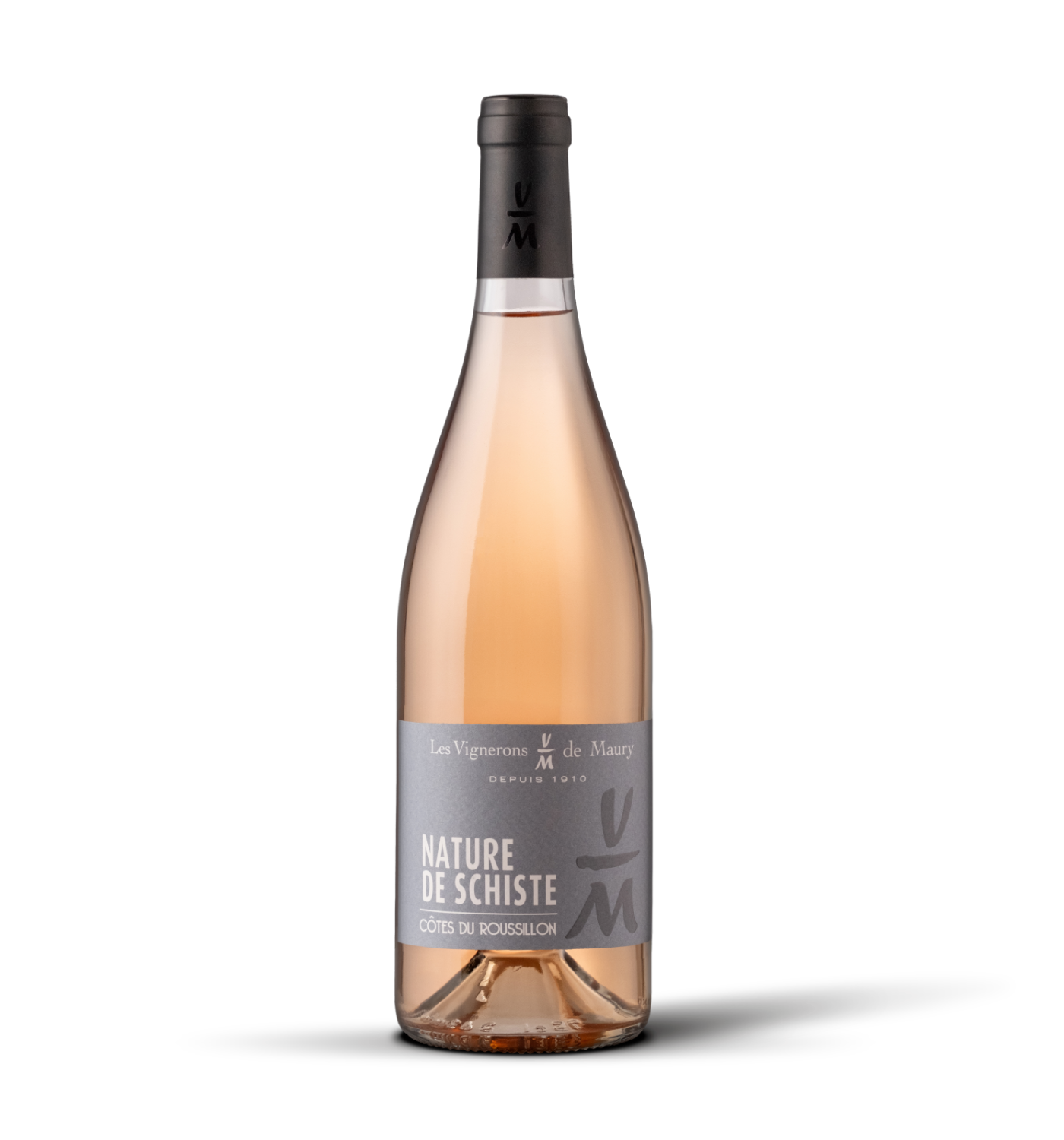 Bouteille Nature de Schiste Rosé, AOP Côtes du Roussillon, Les Vignerons de Maury