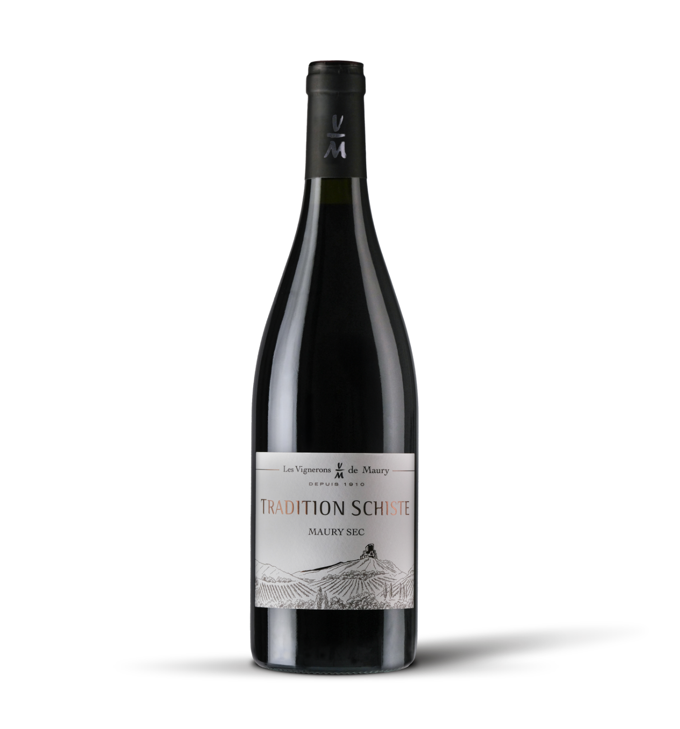 Bouteille Tradition Schiste, AOP Maury Sec, Les Vignerons de Maury